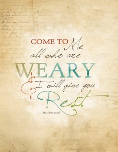 all who are weary